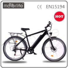 MOTORLIFE / OEM Melhor venda 36 v 350 w 28 polegada mountain bike elétrica, ebike preto, esporte ebike